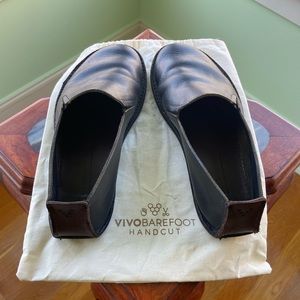 Porto rocker vibrobarefoot shoes hand made in portugal size 43 black leather.